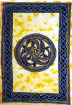 Tenture celtique mod�le C jaune - 19,00 �