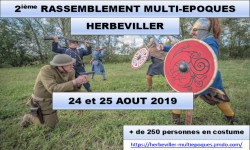24/25 août 2019 - Herbeviller - Rassemblement multi-époques et marché artisanal